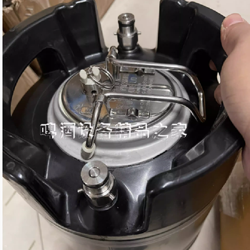 1 brand new stainless steel 9l pepsi barrel, coke barrel, two-shot keg beer barrel with tap, syrup barrel, 10l coke two-claw and three-claw joint