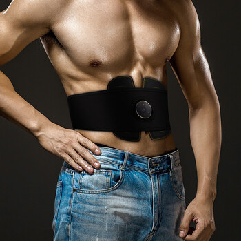 Ems smart abdominal fitness device low frequency pulse abdominal muscle patch charging app body shaping patch lazy fitness belt abdominal fitness device randomly sent