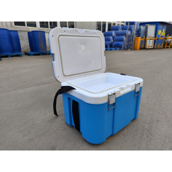 Shijanu new product refrigerated insulated plastic fast food delivery seafood lunch box 9lpu hinged model (lid integrated) 1 piece