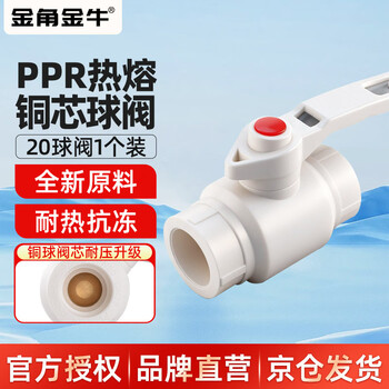 Golden horn taurus ppr ball valve 4 minutes 20 water valve switch hot melt water pipe connector accessories