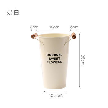 Fantasy ice bucket large capacity ice cube storage bucket ice cube popsicle storage box flower pot flower arrangement milk white