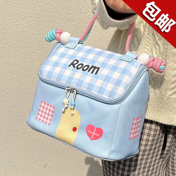 Kollock little house cosmetic bag cute document storage bag travel ticket card holder passport holder going abroad portable large capacity