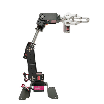 Svenwan microcontroller stm32 raspberry pi arduino six-axis robotic arm gripper six-degree-of-freedom servo mechanical large bracket lengthened 6 degrees of freedom with 996 digital servo