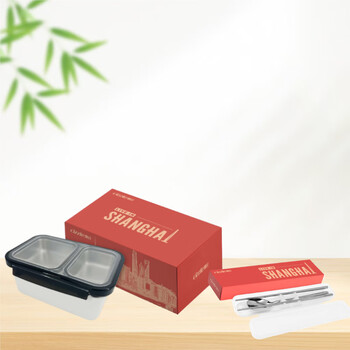 Xishi cizzle xishi 1.6l stainless steel lunch box, spoon and chopsticks portable set stainless steel lunch box, spoon and chopsticks set