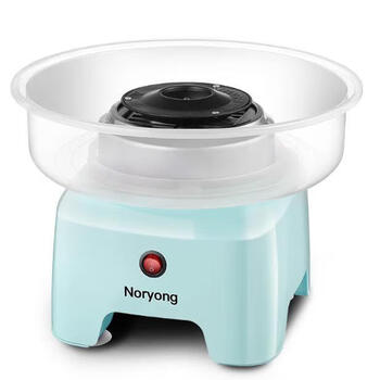 Rsrddykitty carle popcorn machine children's home small fully automatic popcorn dressing up home wine handmade diy production paste blue small marshmallow machine unlabeled