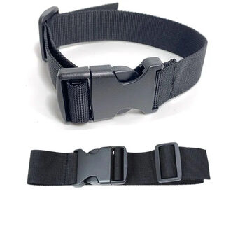 The strap buckle tightens the integrated buckle bundle, which is adjustable and fixed. the multi-functional plastic webbing nylon backpack has a waist bag. the default color is black. please contact customer service for the color. the buckle webbing is 5cm wide * 80cm long * 2 pieces.