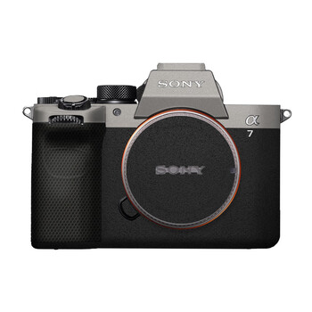 Meibentang suitable for sony a7m5 camera protective film sony a75 body sticker skin a7 matte 3m metal titanium top + matte black bottom