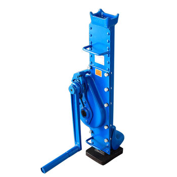 He jiagong hand-operated shoulder jack mechanical vertical jack 5t 10 tons manual rack hoist machine span top 10 tons concave type (20 tons concave type (imported type)
