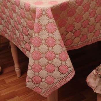 Yusenyi free shipping pink series pvc disposable tablecloth waterproof european korean chinese coffee table mat tv cabinet mat a3 pink 56x280cm tv cabinet
