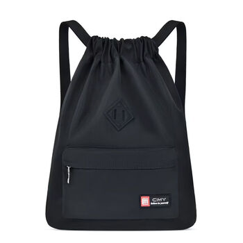 Ye yu large capacity men's and women's travel sports shoulder storage bag gym bag training backpack pocket drawstring bag 2020 new qianmohei