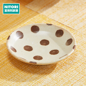 Nitori home furnishing restaurant japanese-style large noodle bowls large plates small plates cups ultra-light tableware colorful polka dots ultra-light small plates colorful polka dots