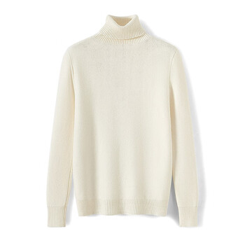 Shechi simple solid color turtleneck bottoming shirt women's 2025 winter new style plush warm inner sweater