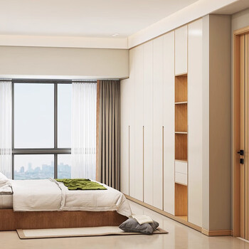 Shantou lincun fragrant board enf fine board whole house customized bedroom wardrobe lulio pine board cloakroom whole house cabinet type appointment measurement deposit (delivery payment) complete decoration x 1 square meter