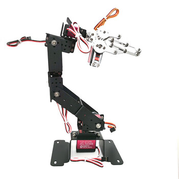 Svenwan microcontroller stm32 raspberry pi arduino six-axis robotic arm gripper six-degree-of-freedom steering gear mechanical large bracket 6 degrees of freedom with 996 digital steering gear