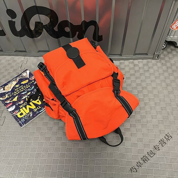 Ye yu outdoor college student large capacity waterproof lightweight backpack travel mountaineering computer backpack student school bag orange