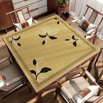Fantasy hand-rolled mahjong table tablecloth, poker table mat, square chess and card mat, mu le ri 80x80cm