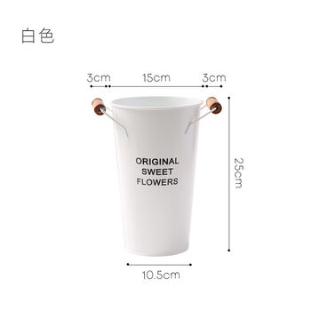 Fantasy ice bucket ice cube storage bucket ice cube popsicle storage box flower pot flower arrangement white