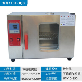 Shantou lincun electric heating constant temperature blast drying drying oven high temperature small industrial oven medical drying dryer modified living room lamp solid stainless steel 101-3qb