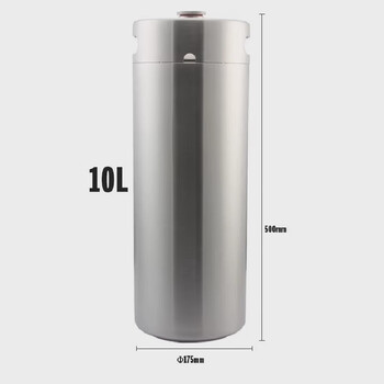 2l3.6l4l5l10l304 stainless steel beer barrel, white wine barrel, home brewed beer, second-batch wine barrel, 10l barrel, single layer