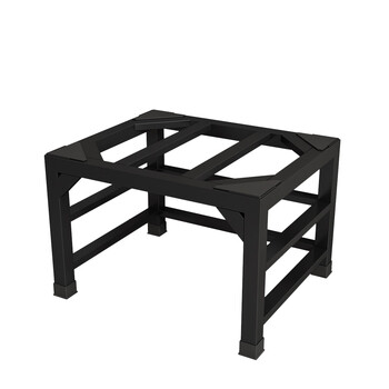 Yusenyi customized tripod stand for fully automatic drum washing and drying machine universal heightened bracket shockproof carbon steel washing machine base width 56x depth 56x height 40 thickened black 1 set