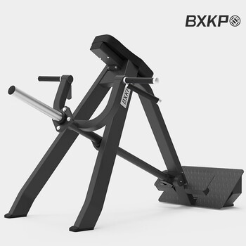 White bear bxkp commercial t-shaped rowing machine bent over bar back muscle trainer t-bar pull back painting rowing machine bx-t1 painting rowing machine - black