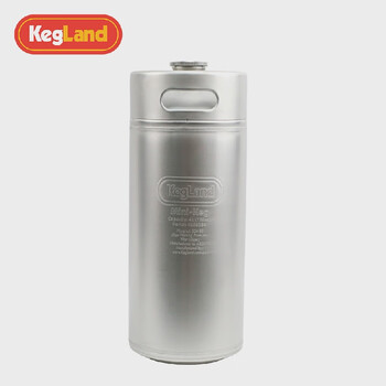 Kegland304 stainless steel pressure-maintaining beer barrel with faucet, outdoor brewer, two-shot barrel, home brewing, k 4l mini barrel, bare barrel