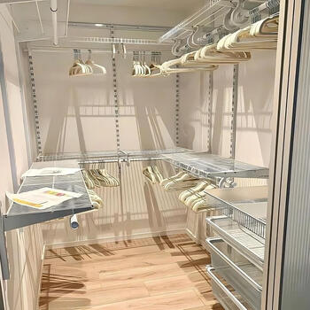 Yusenyi metal wardrobe frame cabinet door bedroom household floor-standing walk-in cloakroom open clothes rack storage rack customized photo specific price subject to design plan assembly