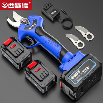 Siemer german brushless electric scissors for cutting branches, electric scissors for pruning, garden fruit trees, peppercorns, rechargeable thick branch pruners, the first choice for big gardeners, 10-cell dual battery, long battery life