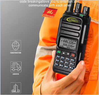 Longyi walkie-talkie civilian kilometer 10w outdoor amateur high power car radio for self-driving travel multi-band fm uv-998 none