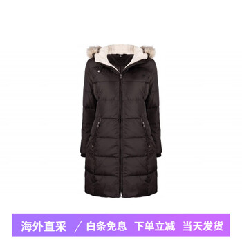 Polo ralph laurenlaurenralphlaurenfw22 solid color quilted zipper hooded down jacket women's black black s