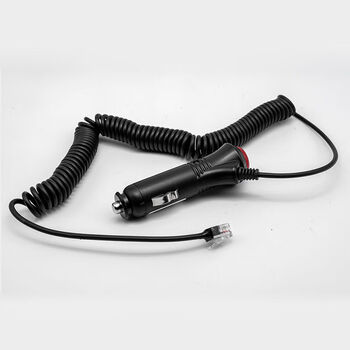 Bell escort electronic dog power cord rx65 line 928i line 8500 crystal head cigarette lighter charging line connection line button switch spring line 1 point 5 meters 12v