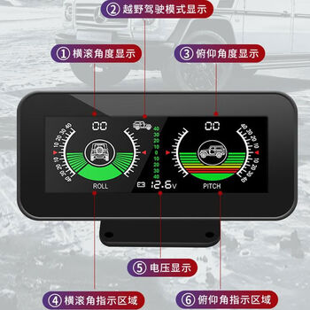 Hud head-up display gps high-precision instrument beidou speedometer altitude meter car compass slope meter 2m50* meter * slope meter * voltage + classic style appearance cigarette lighter for power with folding device