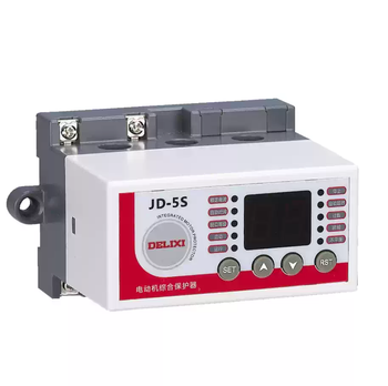 Delixi three-phase motor comprehensive protector digital display jd-5s phase failure overload stall protection 380v jd-5s10-99a control voltage ac220v