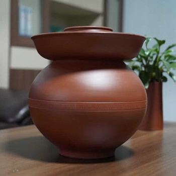 Rongzhou sichuan kimchi jar household 15 catties earthenware jar sealed old-fashioned unglazed pickles pickles pickles without inner cover