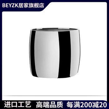 Beyzk nordic light luxury stainless steel ice bucket champagne bucket red wine cold beer thickened ice bucket household wine set bill stainless steel ice bucket