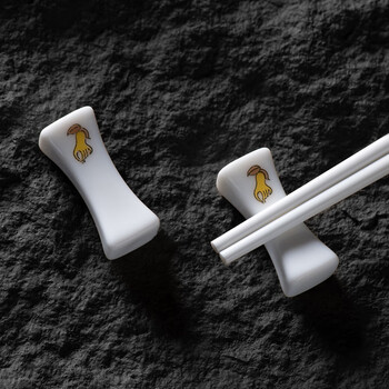 Ancient chinese tableware household ceramic chopstick holder chopstick holder chopstick pillow kitchen table white chopstick holder spoon holder small ornaments fushou series-chopstick holder buy five get one free