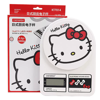 Yusenyi hellokitty co-branded chefmade learning kitchen baking tool 0.1g high-precision measuring table electronic scale kt7014 kitchen electronic scale