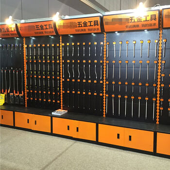 Tongzhi hardware electric tool rack perforated board wall display rack fishing gear hanging shelf storage cabinet multi-function tool display rack length 1:00 mx width 0:00 45x height 2:00m