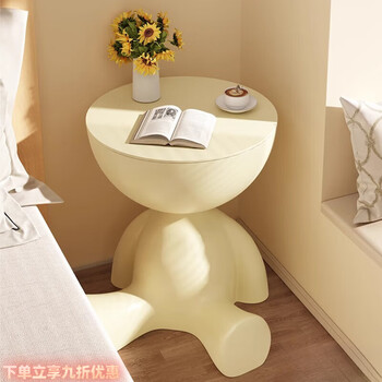 Pomelo mansion simple modern style floor-standing plastic storage rack bedroom bedside storage cabinet bedroom home small narrow large space for storage khaki color