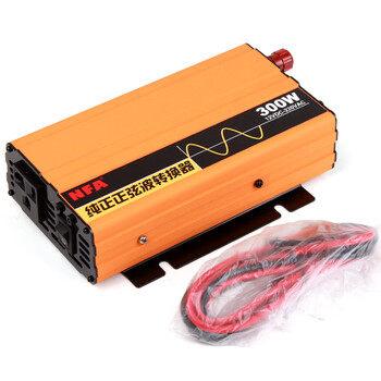 Newfox vehicle pure sine wave inverter 12v to 220v 300w power converter 7551n orange