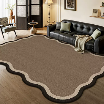 Yusenyi french retro living room carpet sofa bedroom floor mat no-care waterproof no-wash wipeable thickened special-shaped jianxin wave 240x400cm