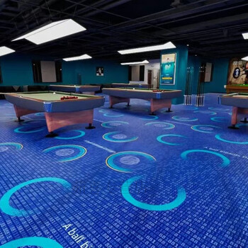Billiard hall carpet sound insulation special thickened large area special billiard room billiard room billiard room full shop office hotel hotel beauty salon banquet hall commercial 450 grams polyester printing 1 4 meters wide (from 100 square meters, please consult customer service)
