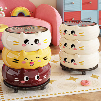 Naming trash can living room with lid for home use 2025 new style high-looking large-capacity bedroom light luxury high-end removable paper basket white yellow red with lid and pulley about 12l