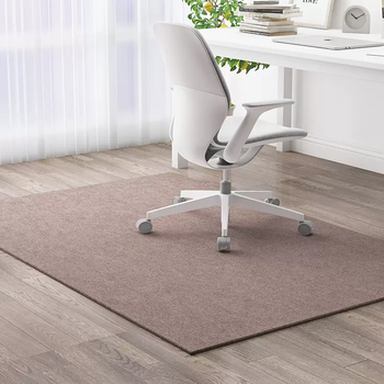 Yusenyi computer protection special floor mat chair study table pad chair swivel chair carpet wear-resistant special floor study room beige brown environmentally friendly tpe single stripe 200x300cm