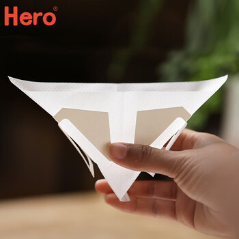Japanese quality hand-brewed coffee set v-shaped filter paper portable bubble filter cup filter bag v-shaped ear filter paper-30 pieces