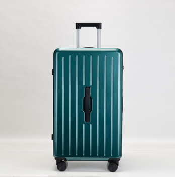 2025 new bags large capacity suitcase durable trolley case 24 password box suitcase leather box universal wheel 609 expansion model one dark green 20 inch