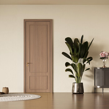 Oubli household solid wood composite door, silent and environmentally friendly, bedroom entry, invisible indoor wooden door, customized gold, actual payment can be deducted from the equal amount of payment