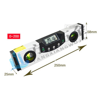 Tmjd miss electronic digital level high-precision with laser cross engineering line magnetic digital level sn5694 0-200 (9 inches with blisters)