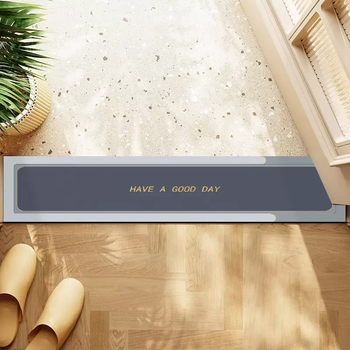 Yusenyi threshold stone floor mat entrance door non-slip foot mat diatom mud absorbent bathroom entry threshold super narrow long border english customized contact customer service (absorbent water and moisture)