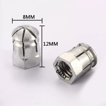 Yusenyi (100 pieces price factory price three-in-one furniture zinc alloy embedded nuts connector expansion embedded parts hardware m6 m6 alloy embedded nuts 100 pieces price